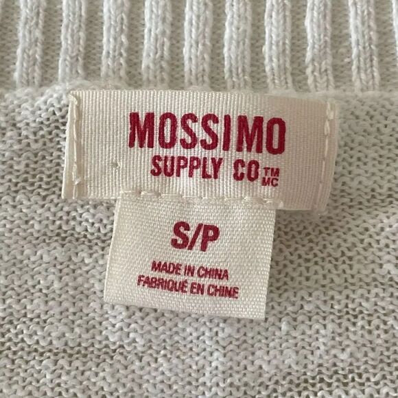 Mossimo Supply & Co Three Button Front V-Neck White ¾ Sleeves SZ SP #1415 - Picture 6 of 13